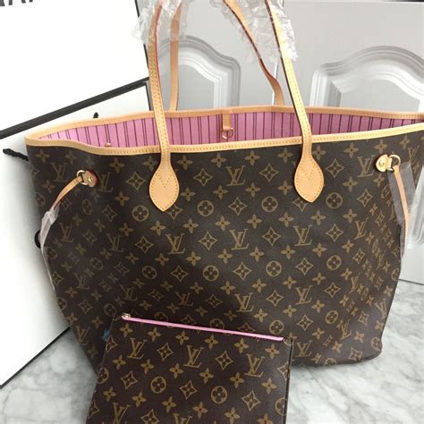 louis vuitton pink tote bag.